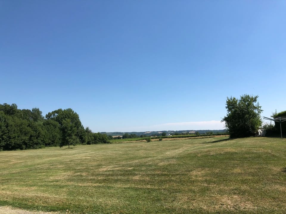 Gite field and view.