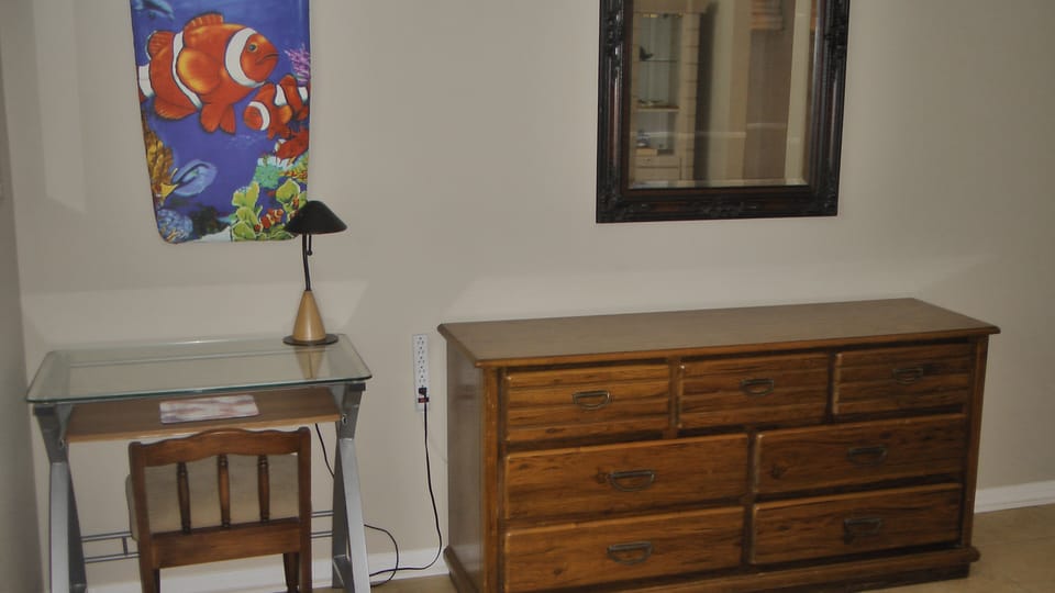 Master with desk and dresser