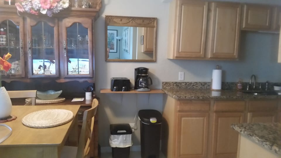 Towards kitchen