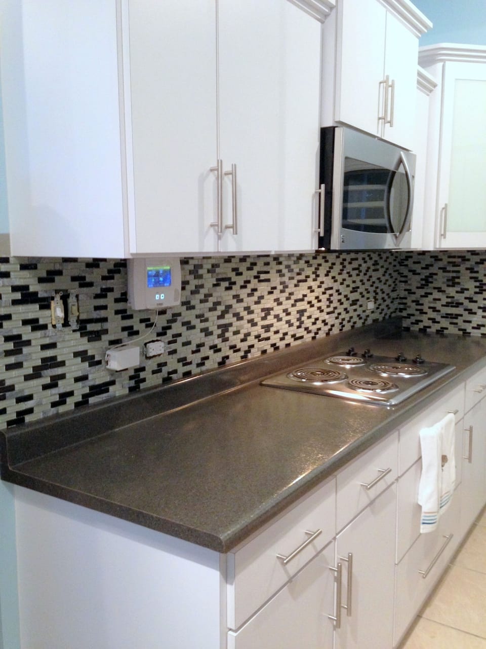Partial Kitchen View, Plenty of Cabinets