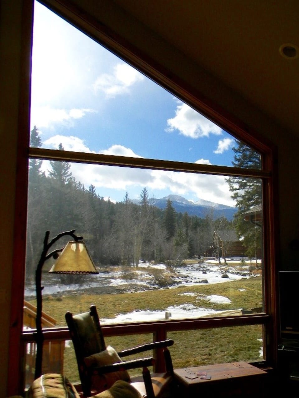 View from living room