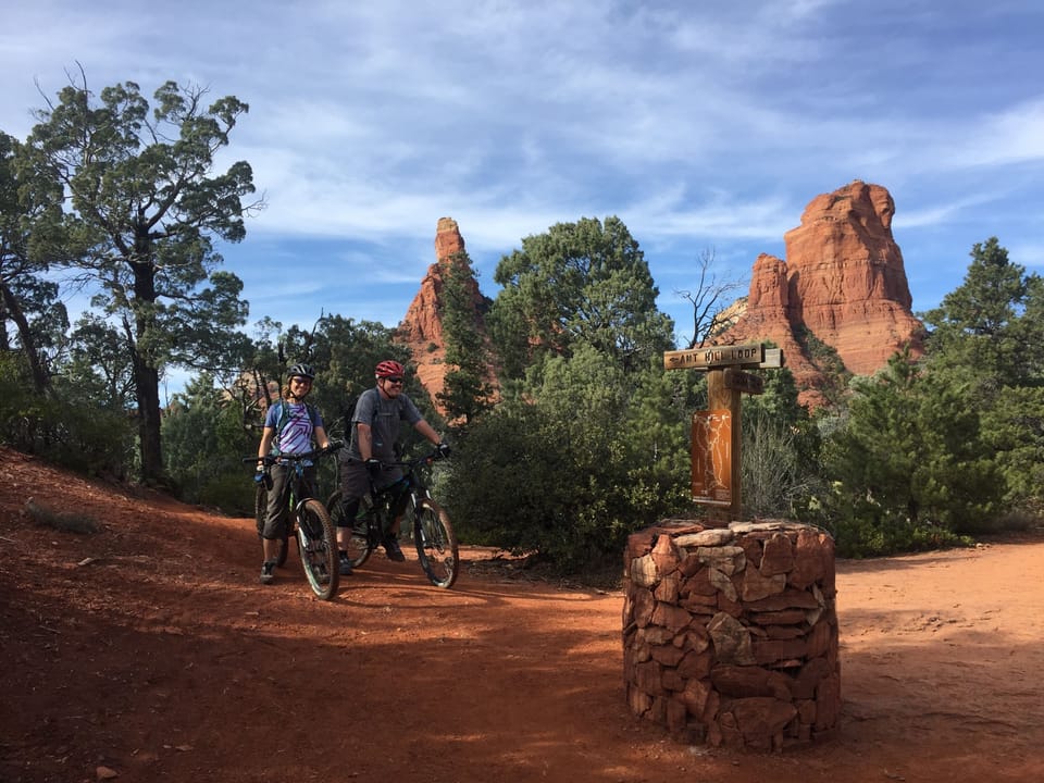 This is Sedona, hiking and mountain biking everywhere!

