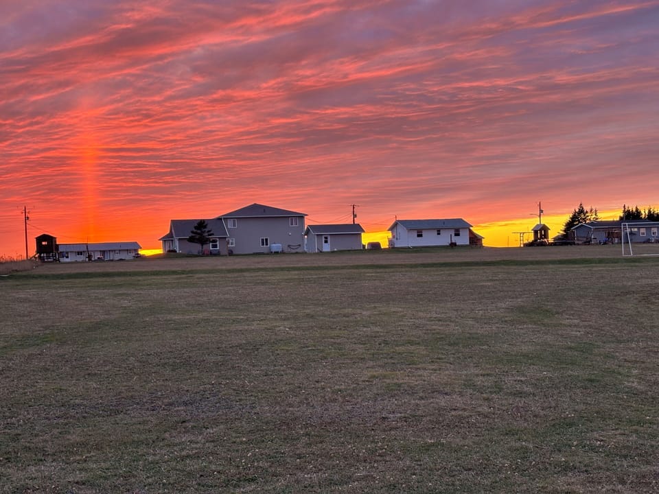 Huge backyard over 10 acres volleyball Disk Golf