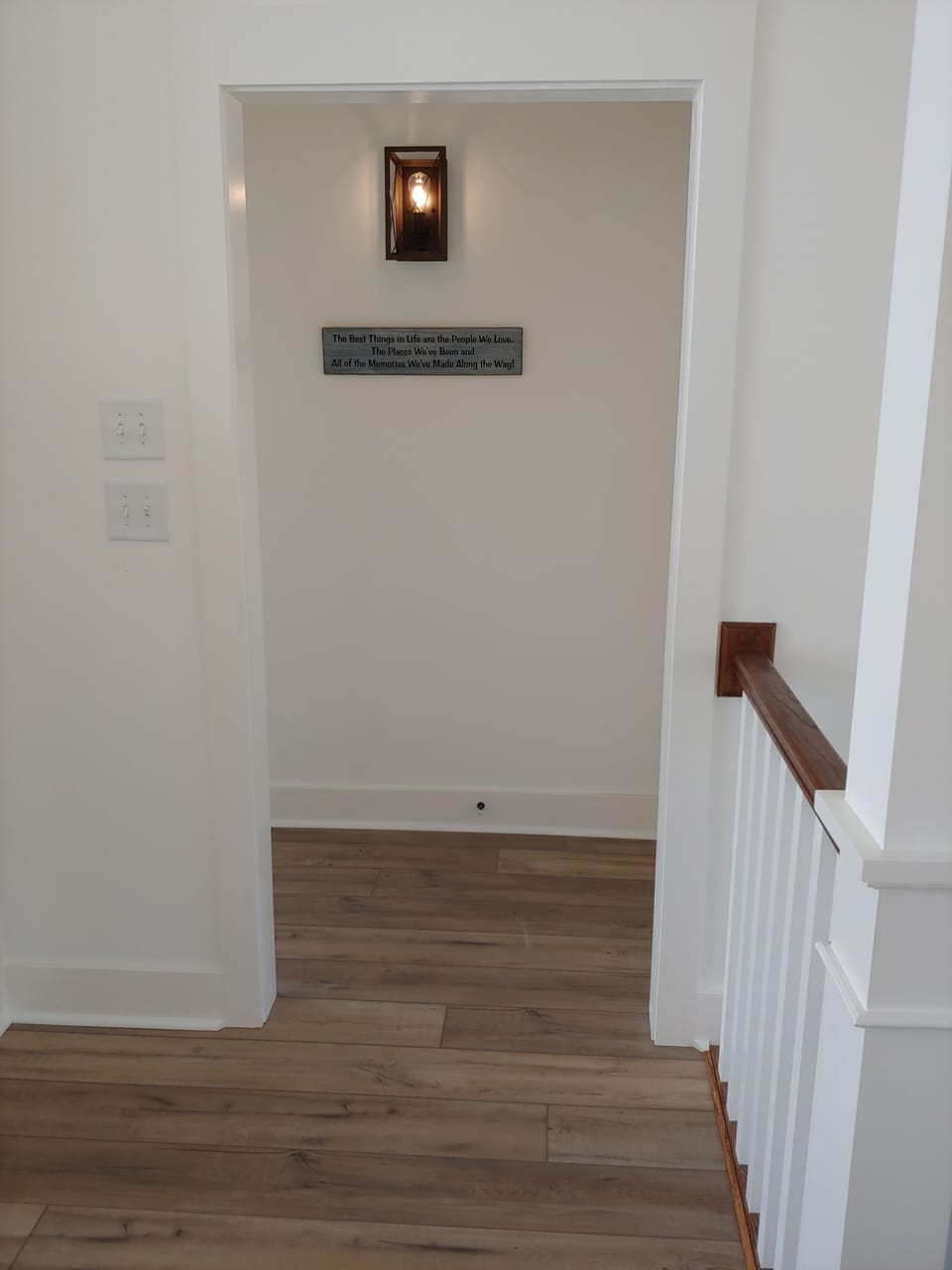 Hallway to master
