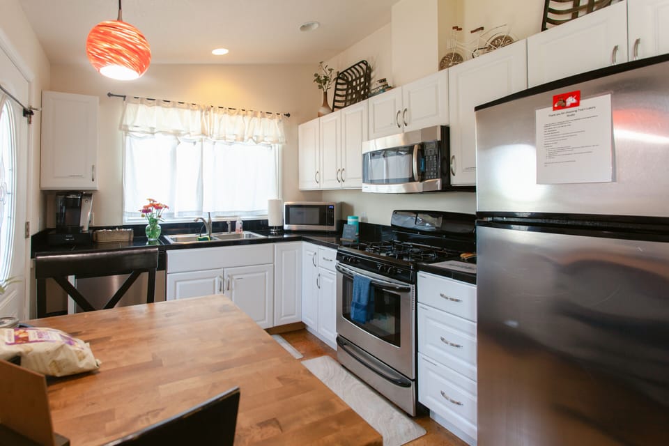 Full view of kitchen