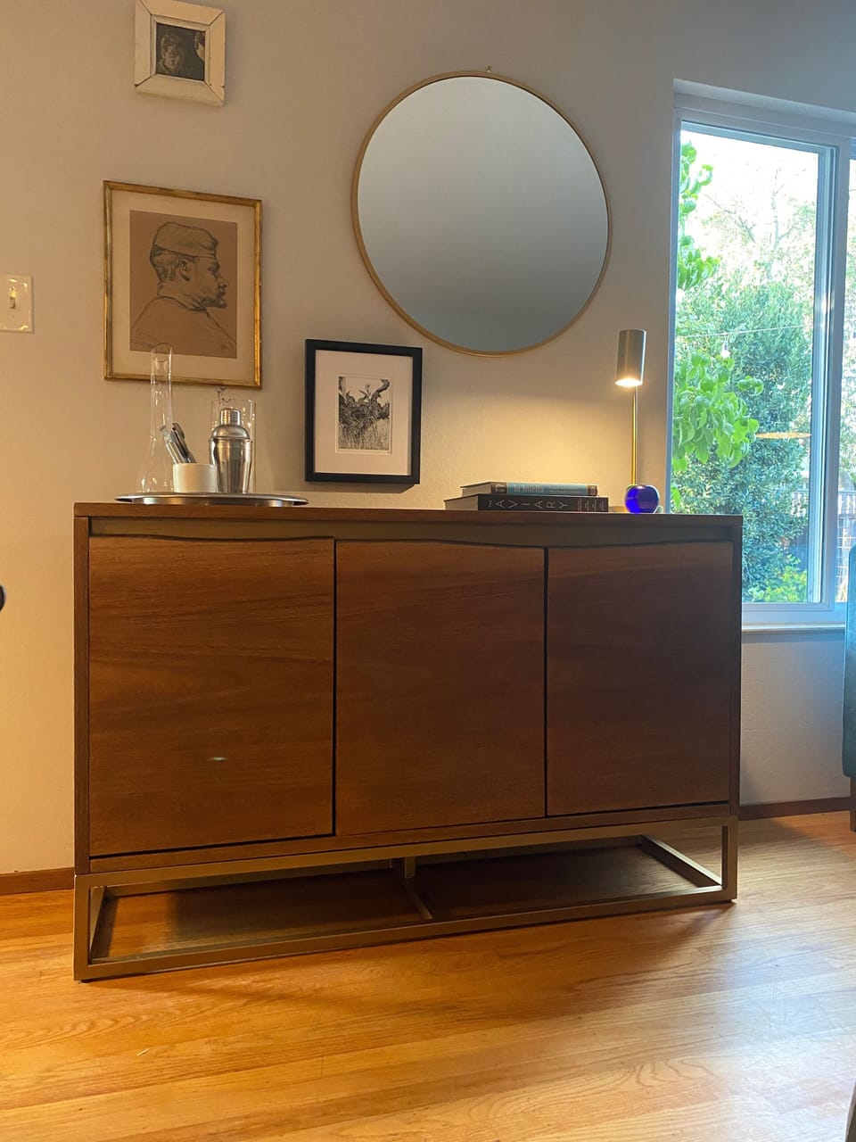 Bar set up with service for 6, batch cocktail delivery available.