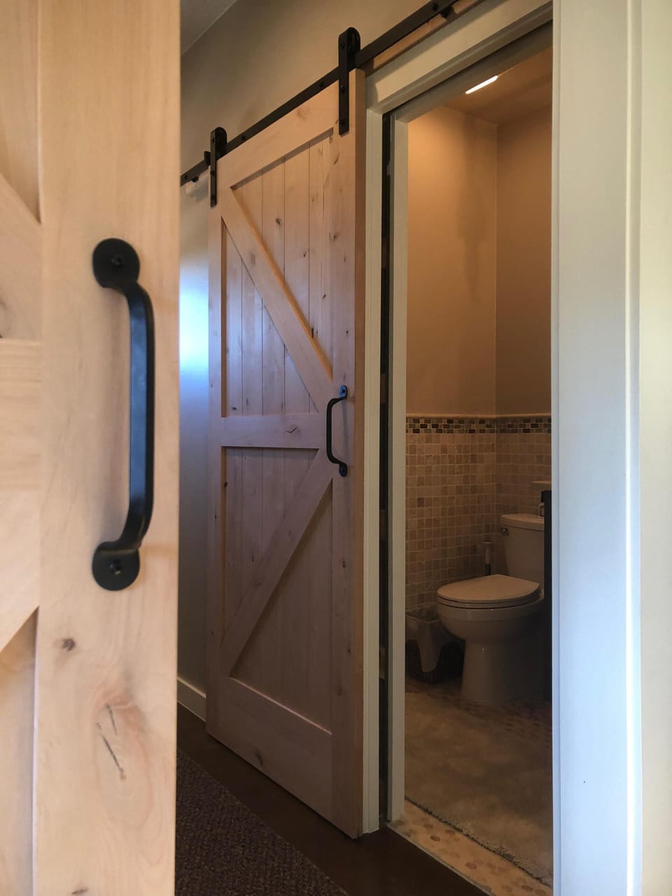 Entrance to bunk room and bathroom
