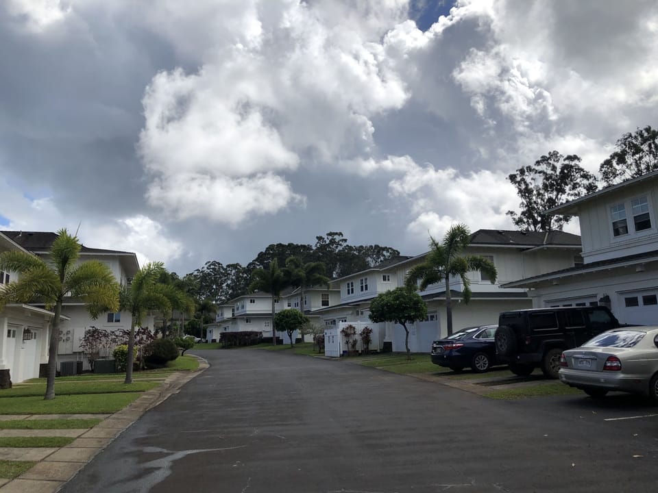 Parking Lot behind Unit facing East
