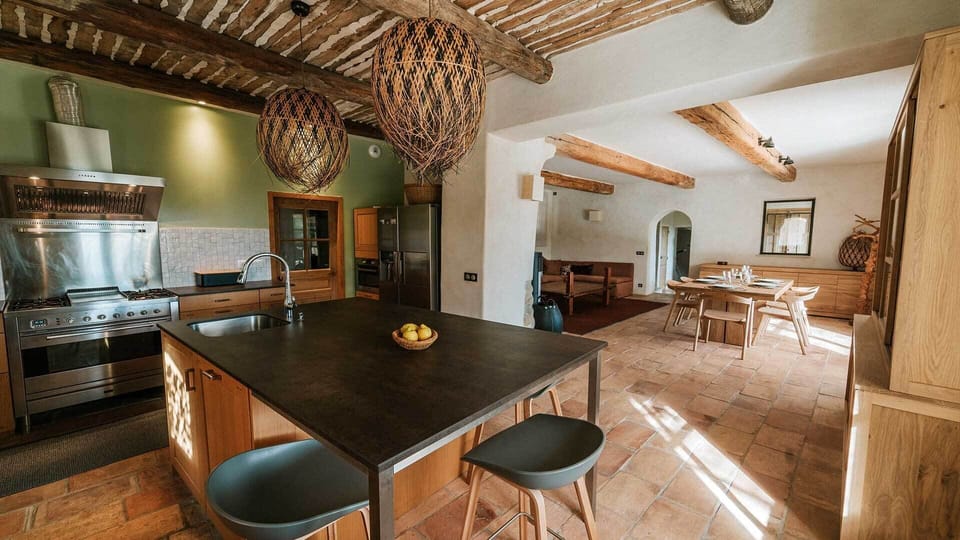 Kitchen - Mas d'Estieu - Cucuron - Luberon - France