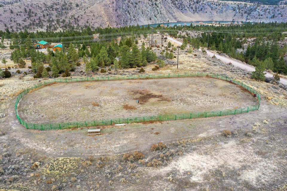 Large outdoor arena for games