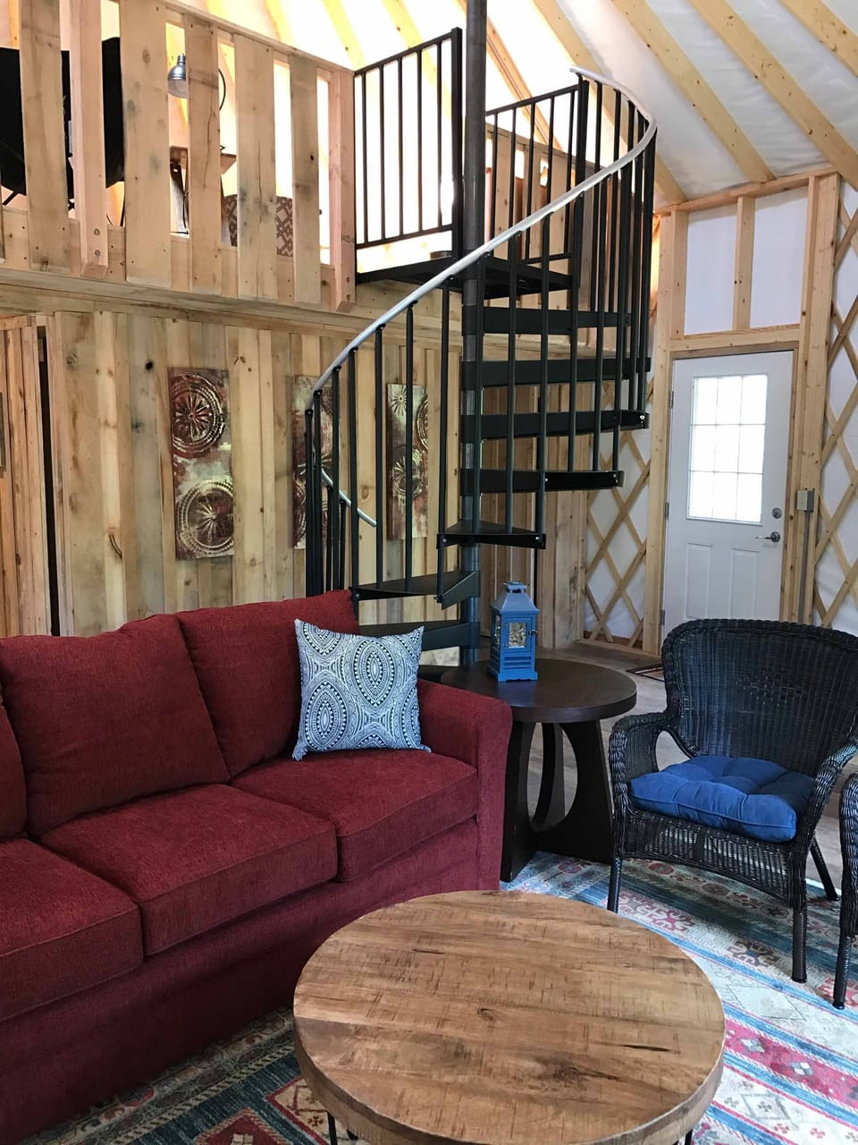 Sleeper sofa & living room space