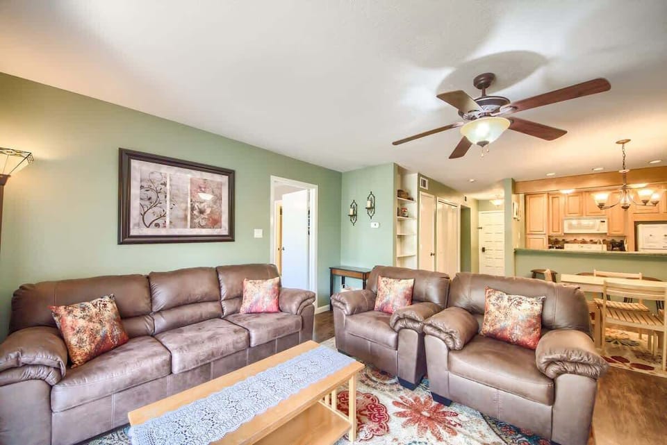 Open living room/dining room/kitchen!