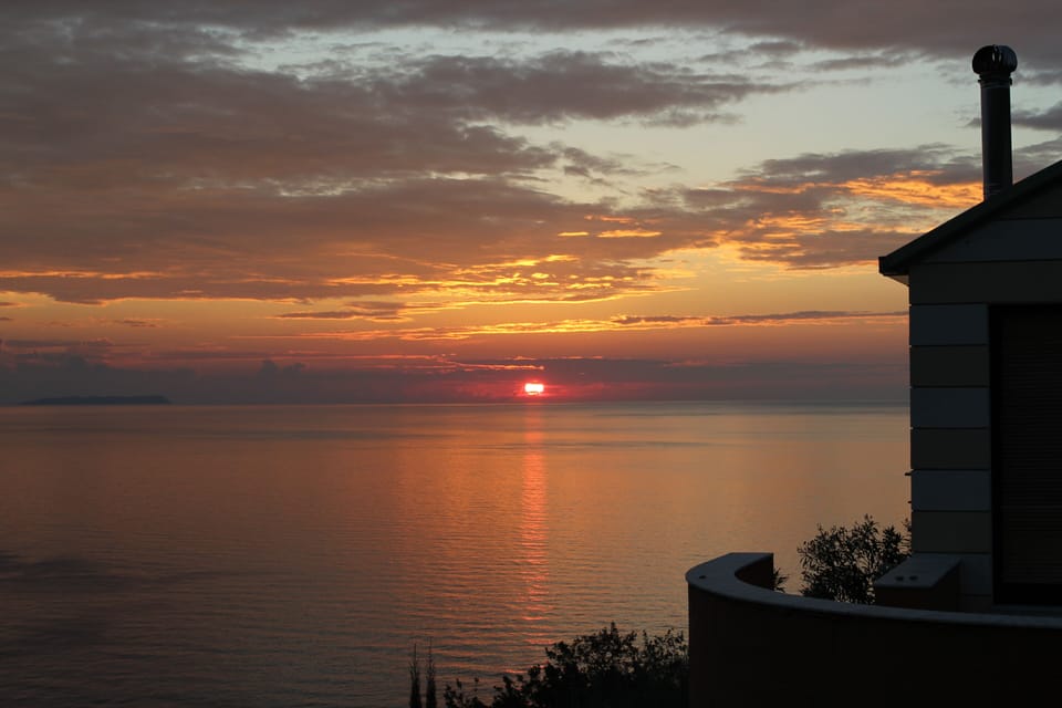 Sunrise from the house' terrace