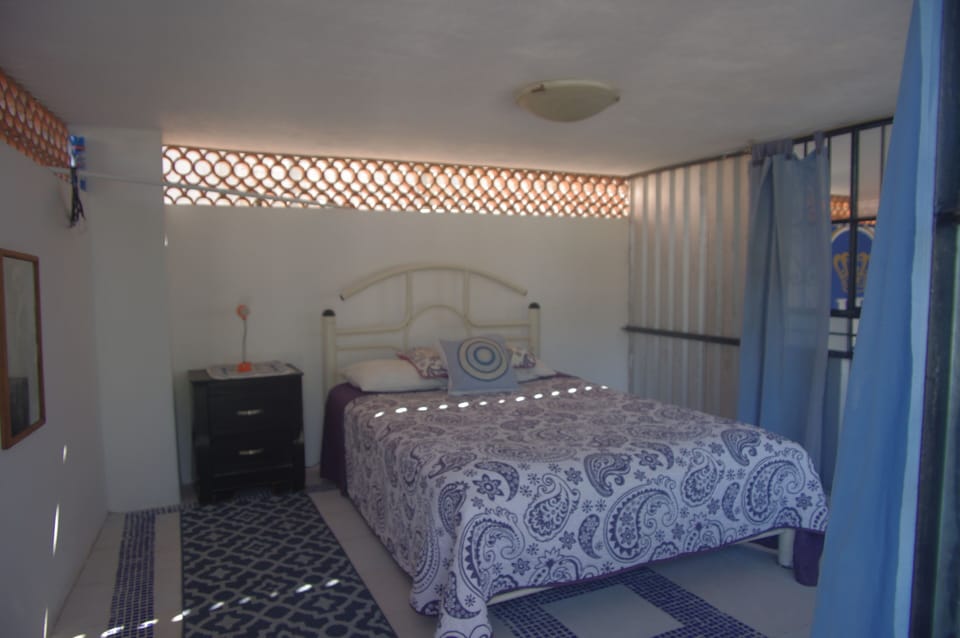  garden room $30 USD per night (Ceiling height  5 ft 11 inchs) matramonial bed