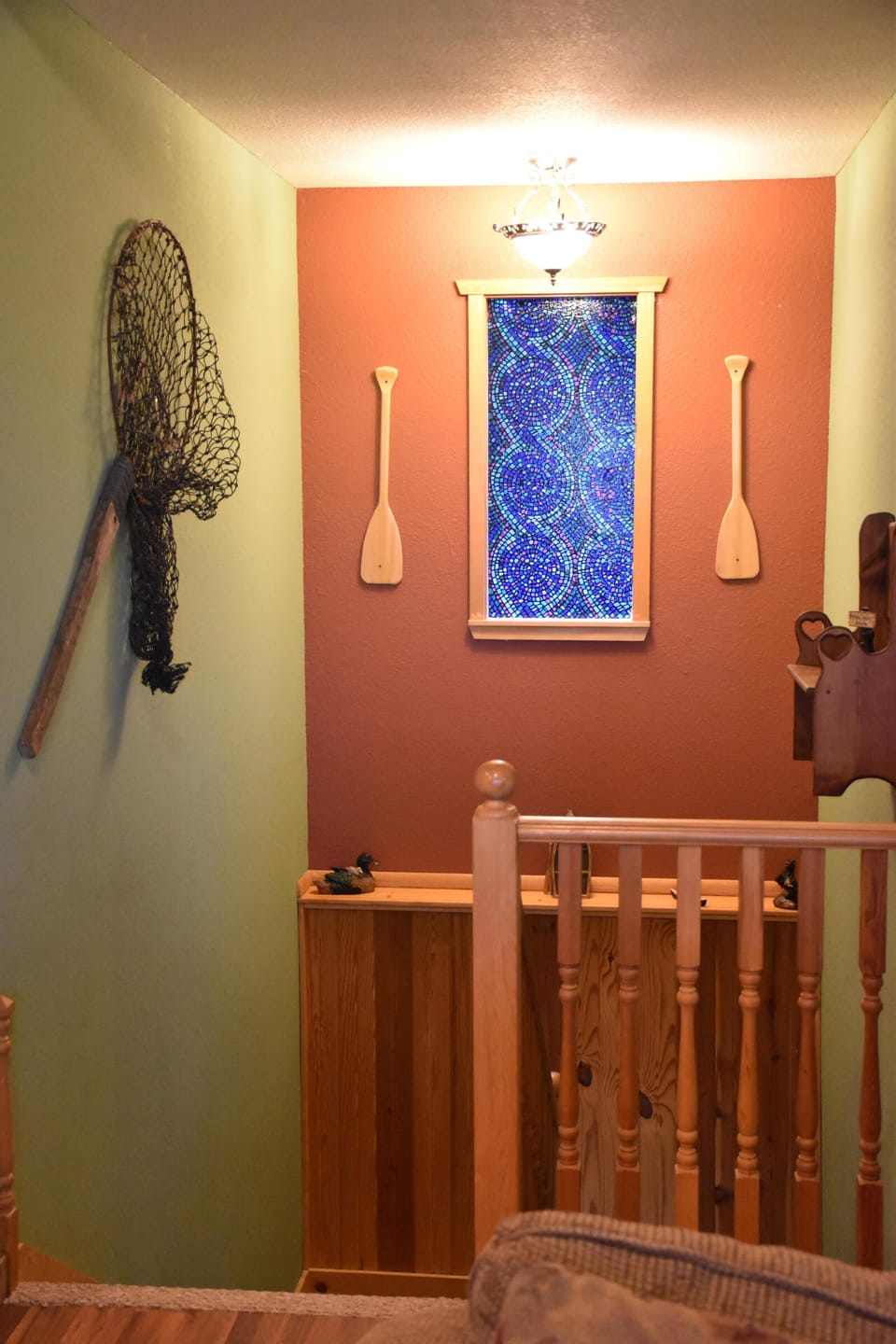 Stairwell to lower living area