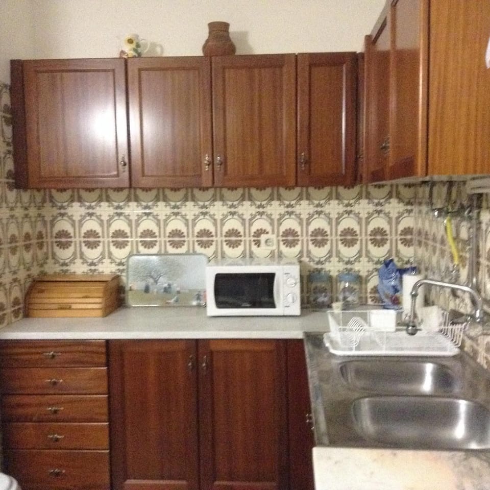 Kitchen with Brand new Microwave and dishwasher.