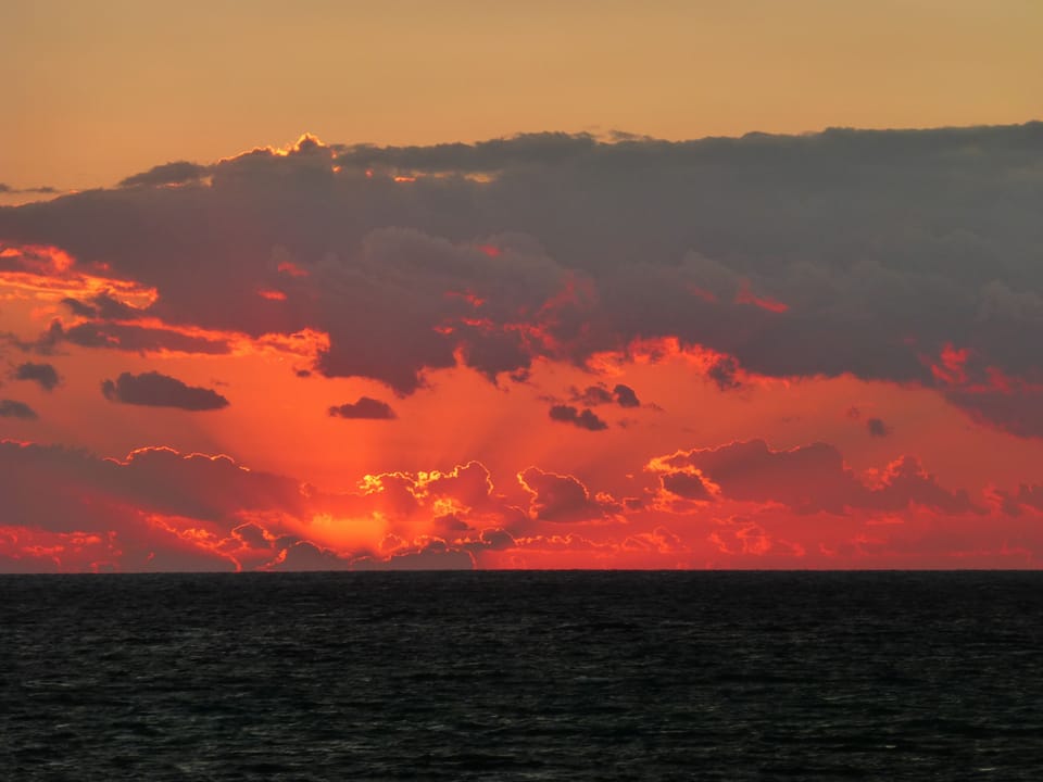 The 'Other West Coast' sunset view