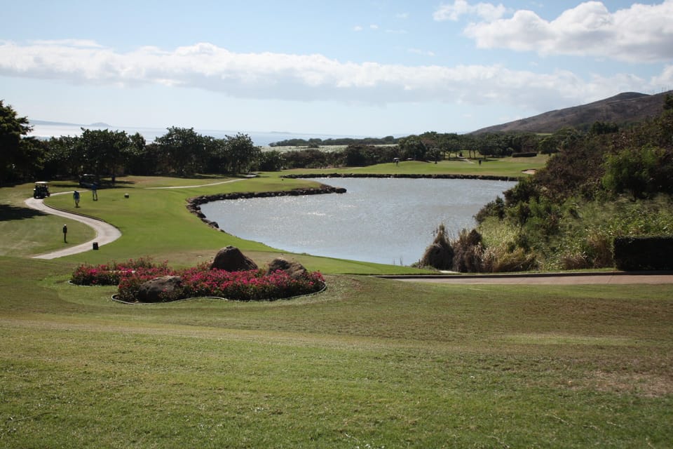 Champion ship golf courses offer the best views while winning a game.