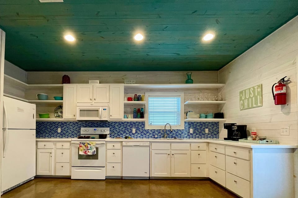 Large fully equipped kitchen is perfect for family meals