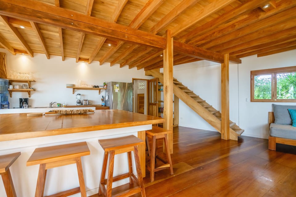 Stairs up to the Master Bedroom