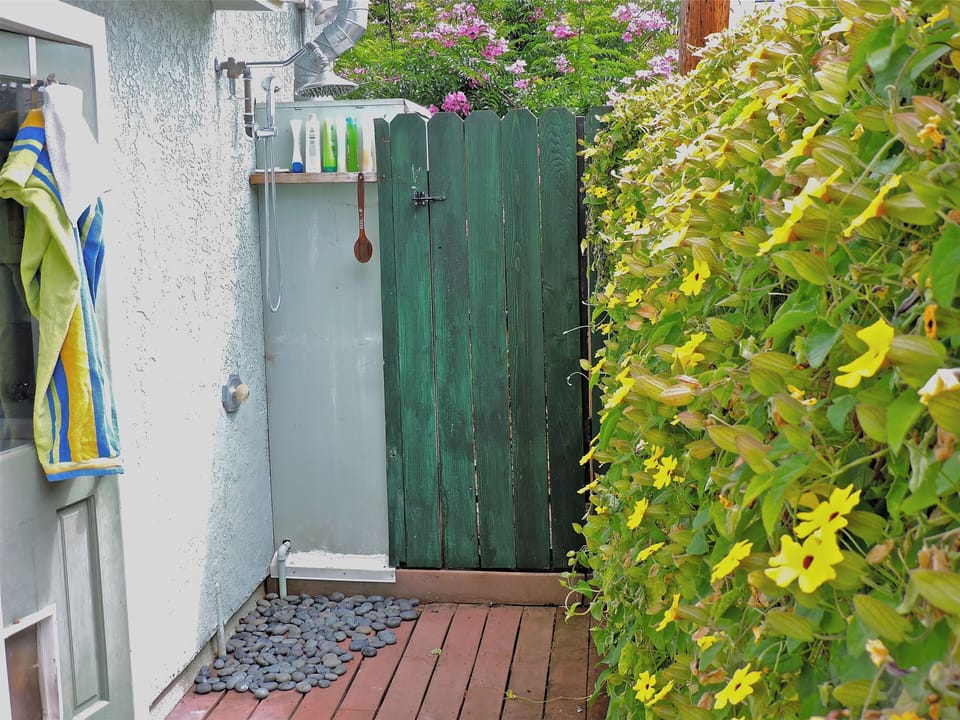 Outside shower
