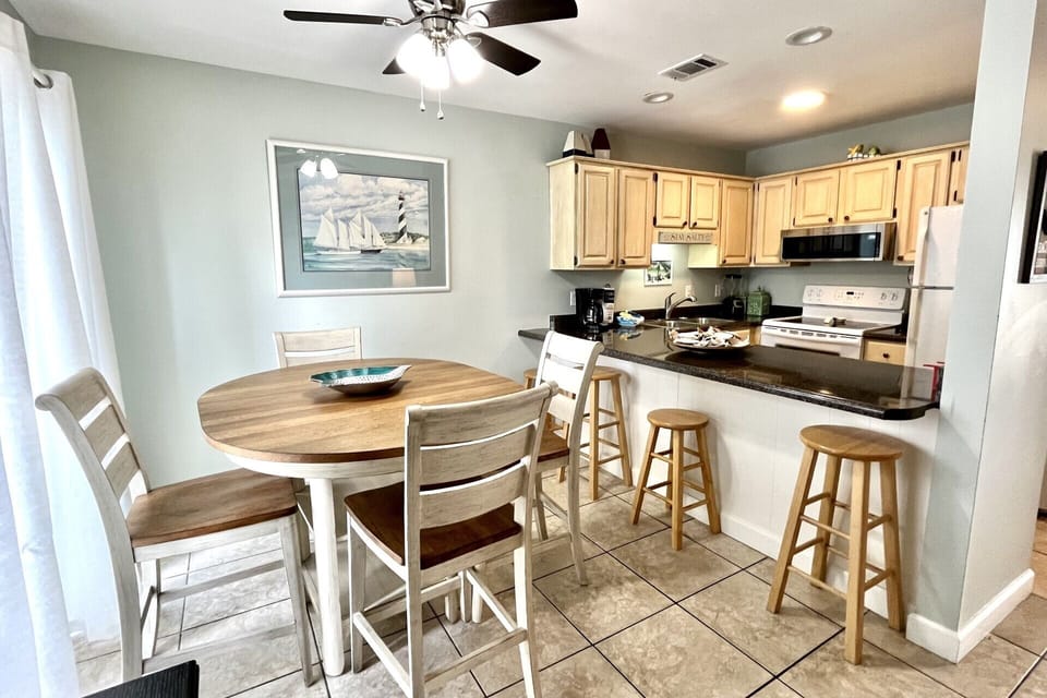Dining Table and Bar Stools