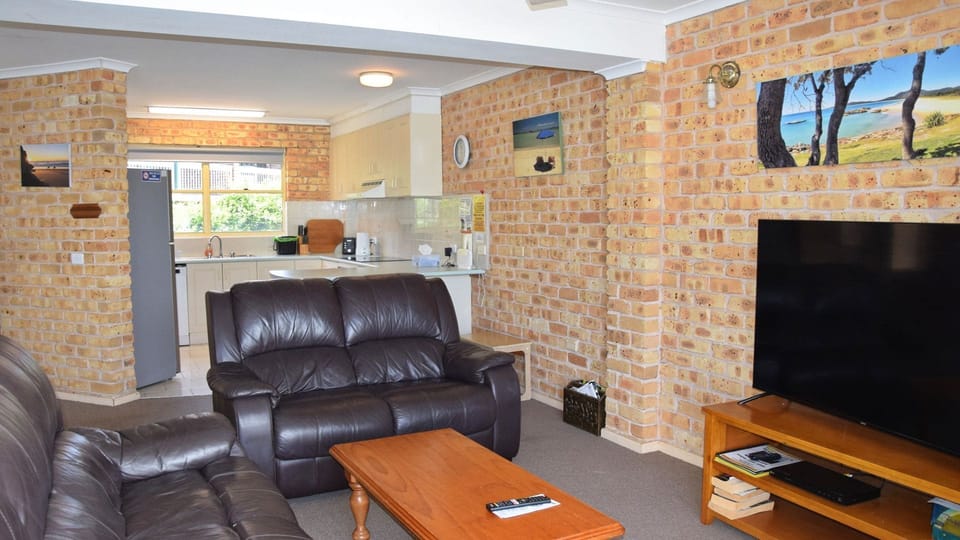 Kitchen and living area.