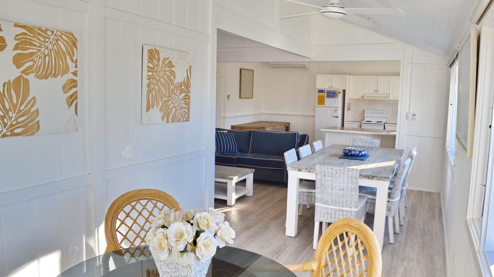 Living and dining area.