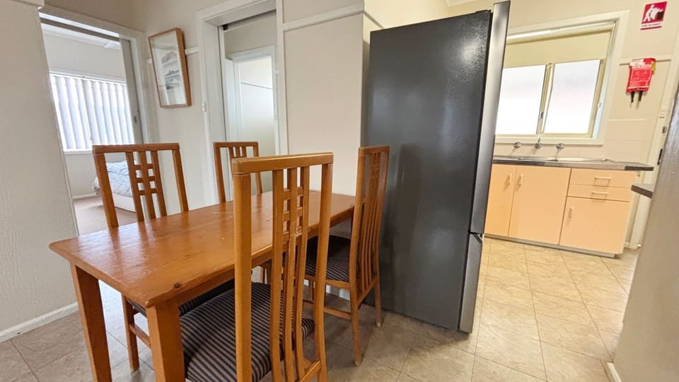Dining area and kitchen. 
