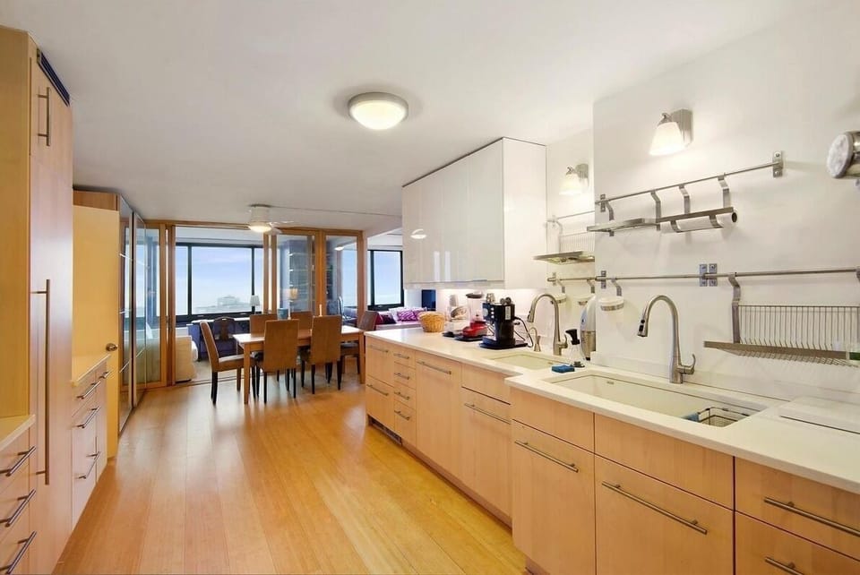 Kitchen and dining area