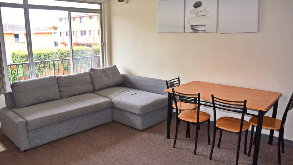 Living and dining area.