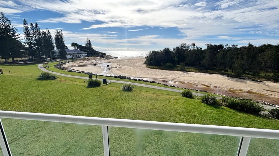 View from balcony. 