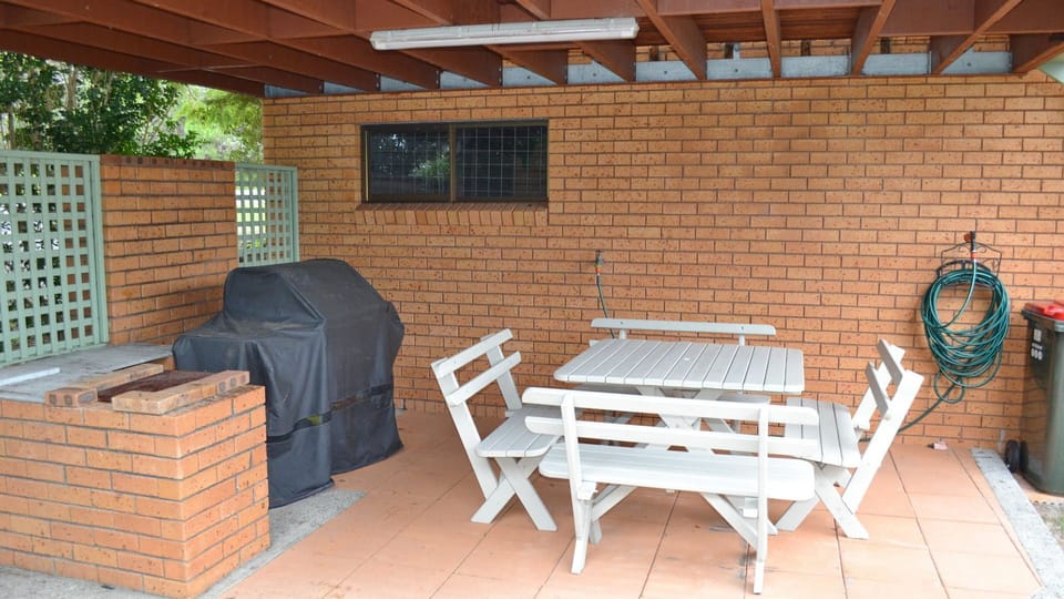 Downstairs BBQ area.