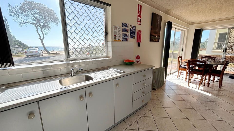 Kitchen and dining area. 