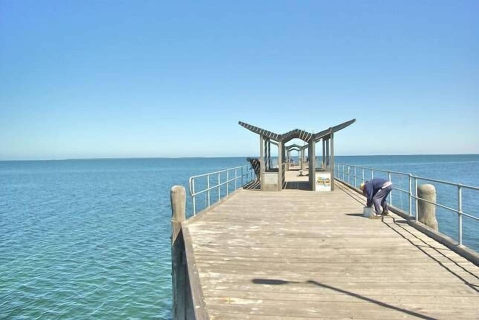 Smoky Bay jetty shelters.