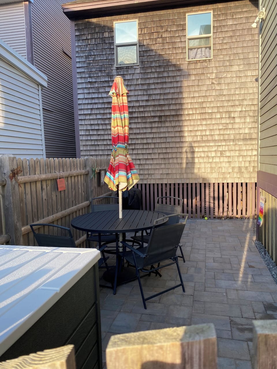 patio inside gate