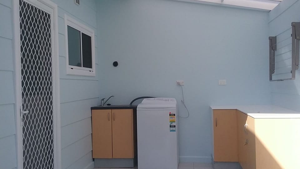 Undercover laundry area