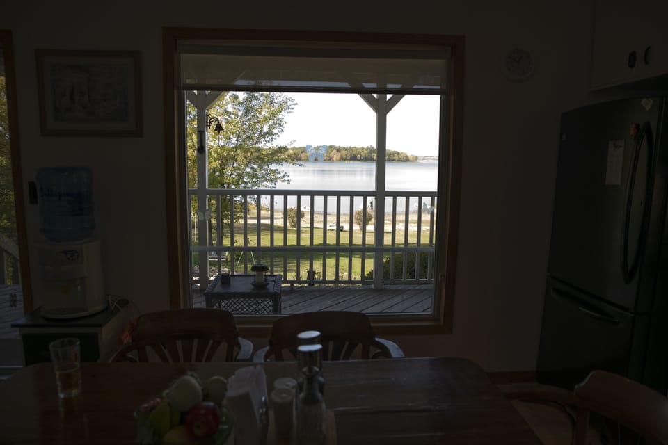 View of the Ottawa River from the kitchen