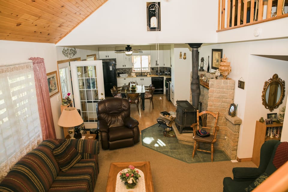 View of living room/kitchen