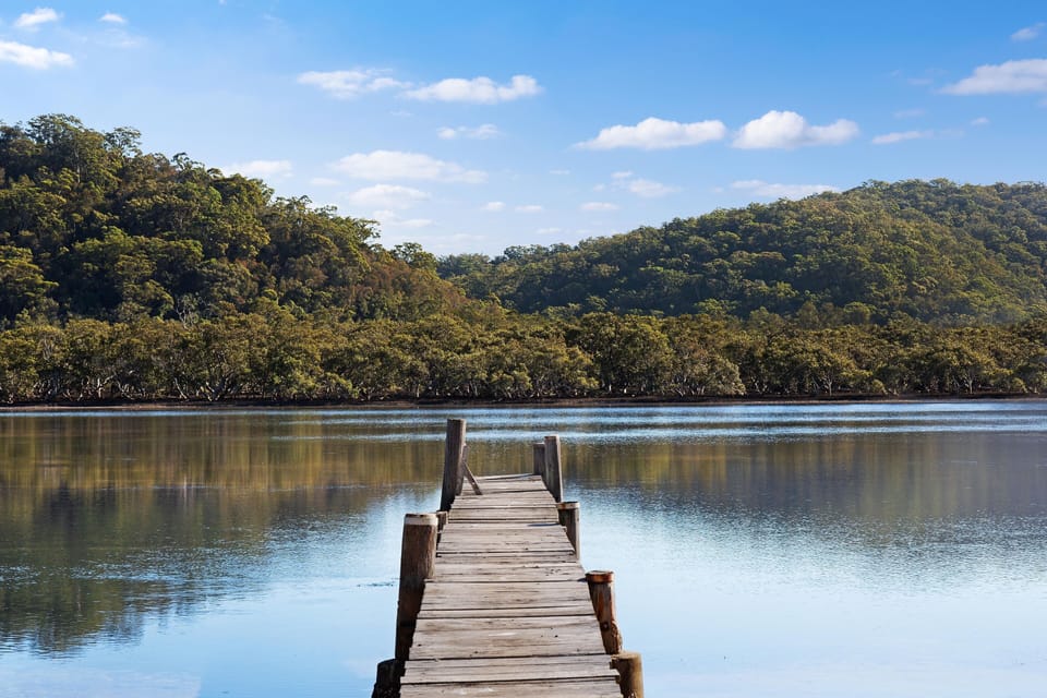 Private jetty on Patonga Creek