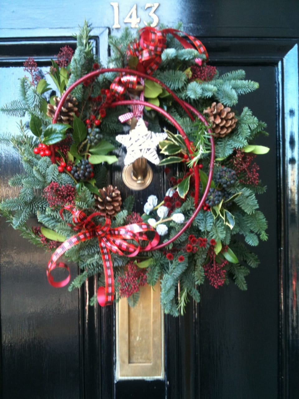 Festive decorations at Christmas