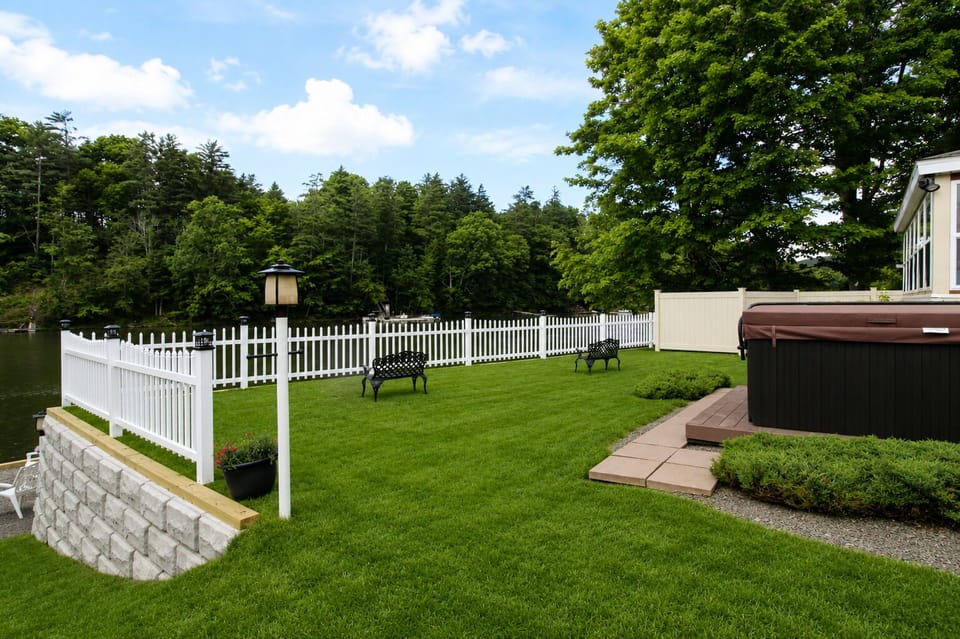 Newly expanded yard
