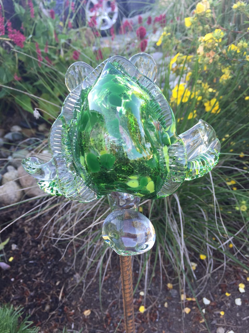 Glassware sea turtle 