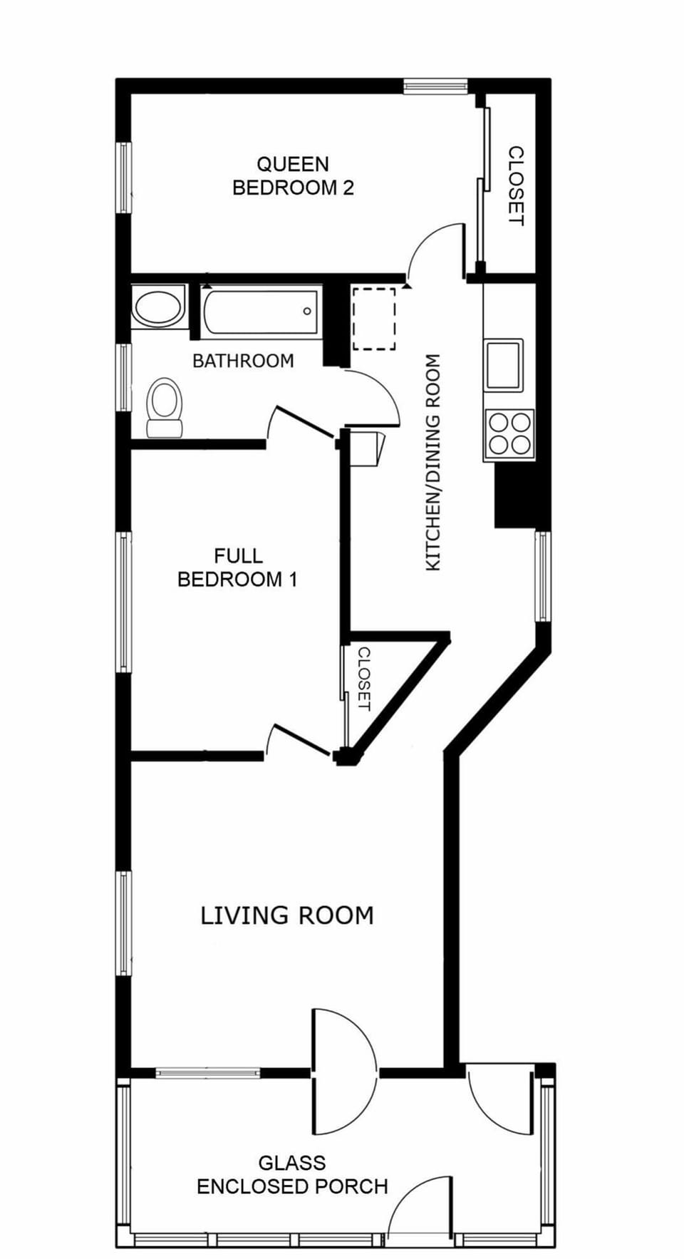 "The Sideline" floor plan
