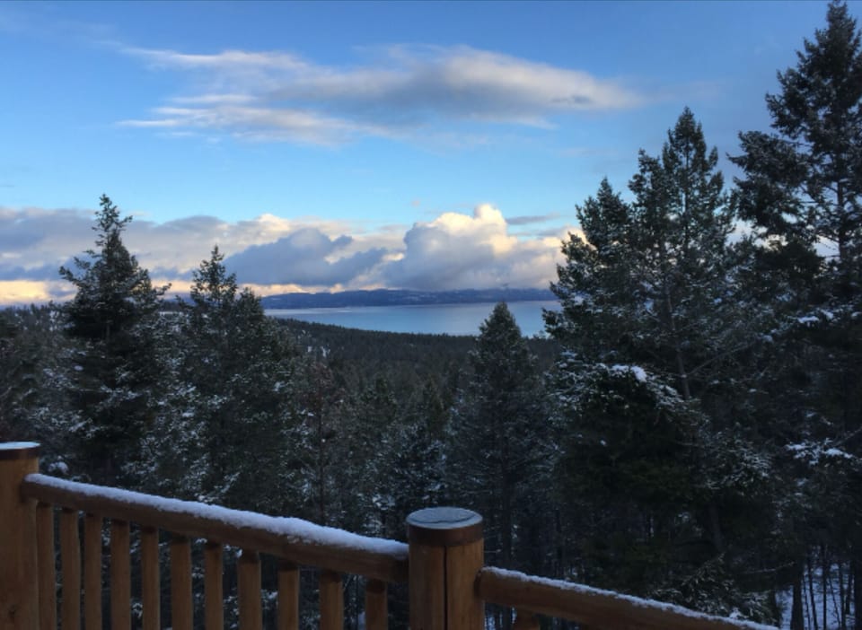 View of Flathead Lake from The Barn
