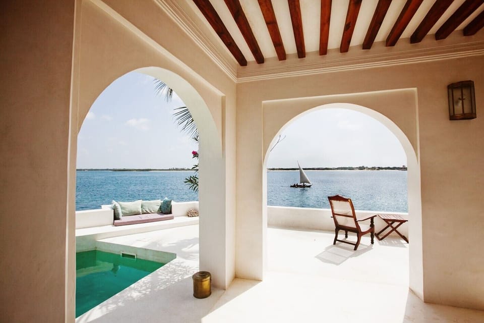 Forodhani House, Sea Views from Main Lounge, Lamu