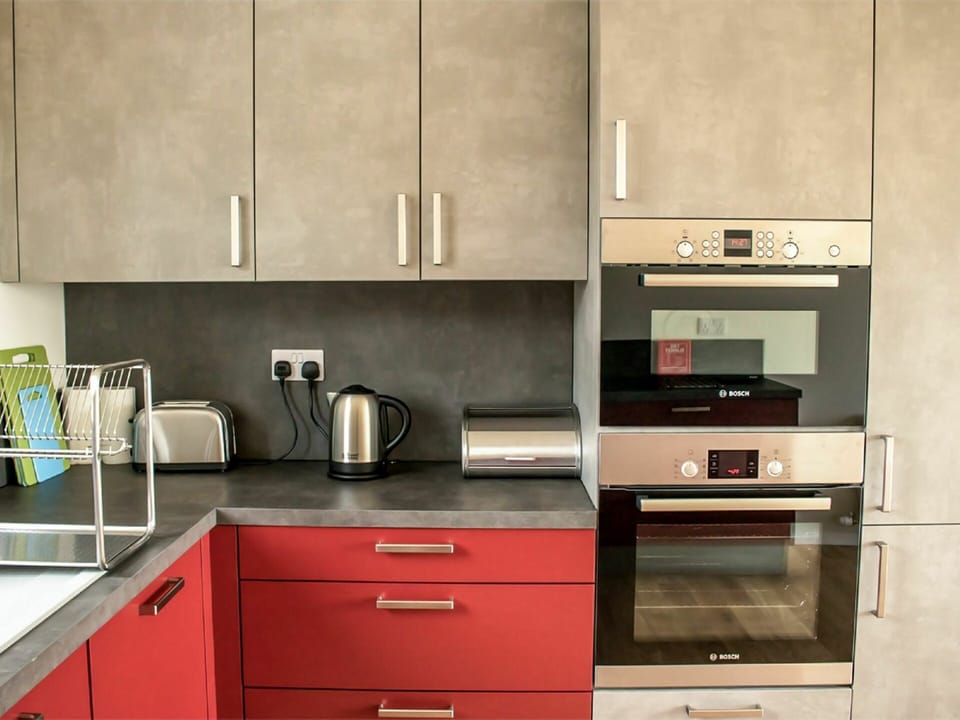 Countertop, Cabinetry, Furniture, Kitchen, Kitchen Stove, Drawer, Chest Of Drawers, Kitchen Appliance, Wood, Tap