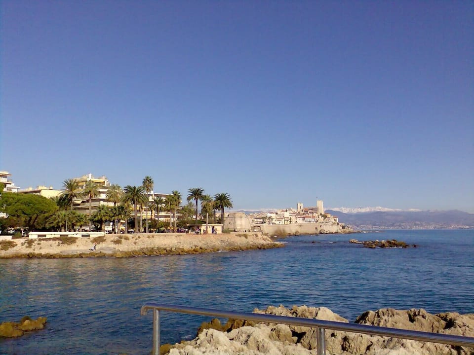 View from Ponteil beach, 50m from flat