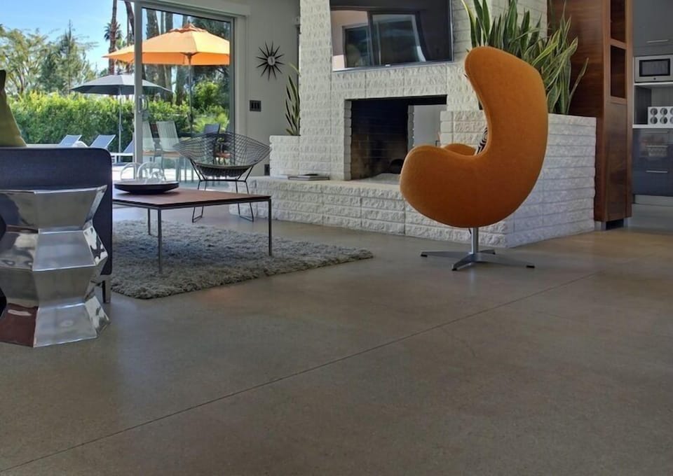 Polished Concrete Floors Throughout Home