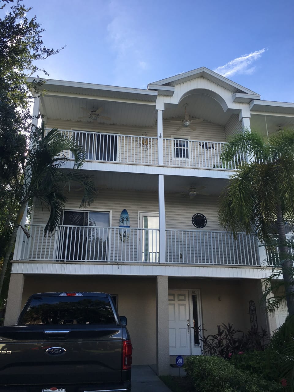 Front view from the street